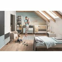VOX Concept Baby Babyzimmer 70x140 Blue White/grey/graphite