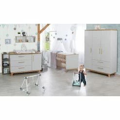 Roba Caro Kinderzimmer Schrankbreite Wickelkommode 3-türiger Schrank