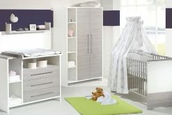 Schardt Eco Silber Kinderzimmer Inkl. Umbauseiten Mit Zweitürigem Schrank