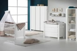 Schardt Milano Weiß Kinderzimmer Inkl. Umbauseiten 3-türiger Schrank